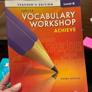 Sadlier Vocabulary Workshop Teacher’s Edition Level B